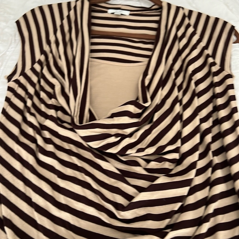 Very cute brown stripe cache shirt